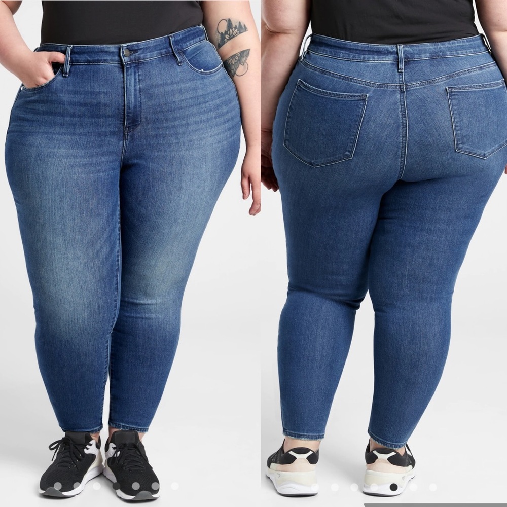 Athleta Sculptek Ultra Skinny Jean Pant in True Blue 24X